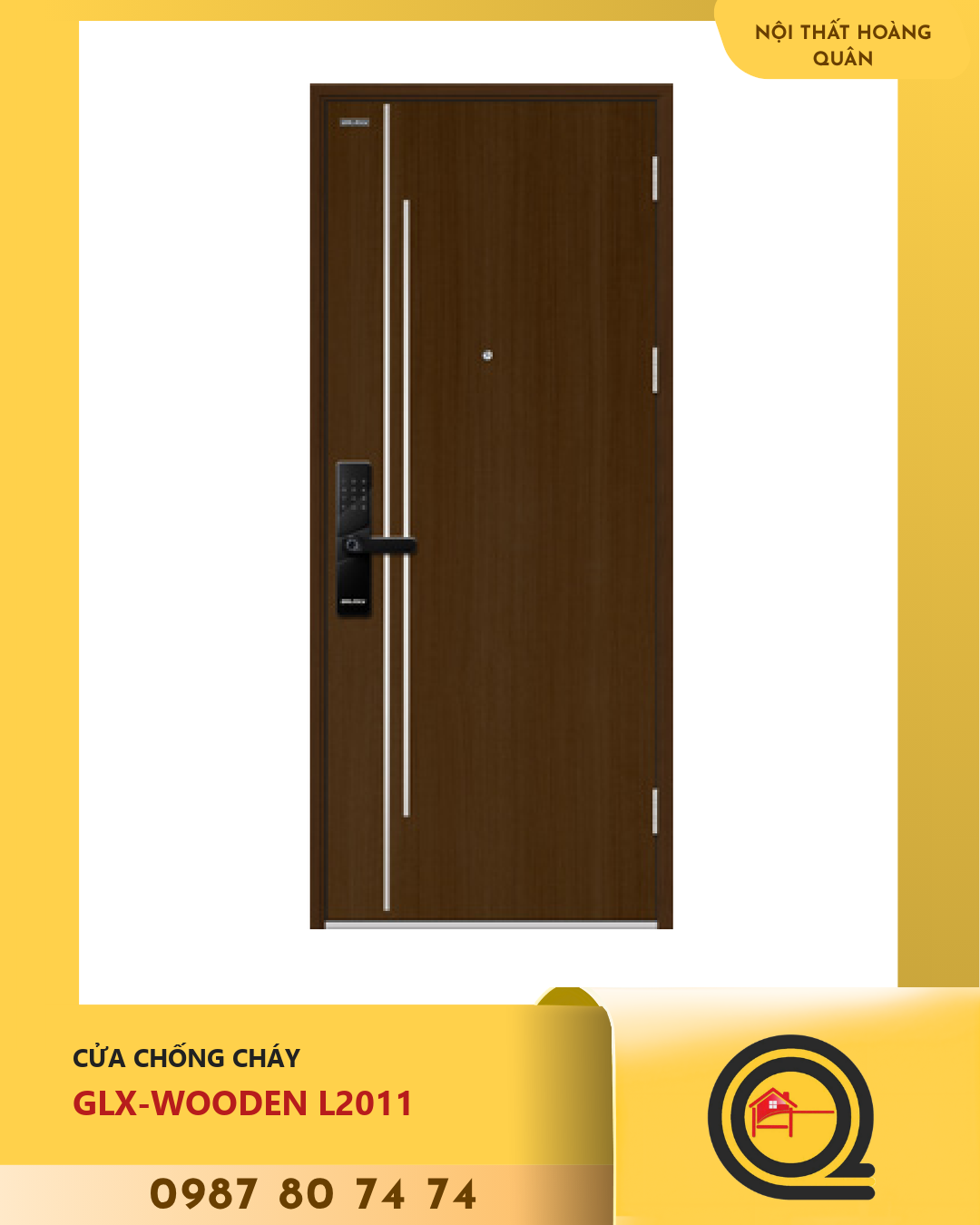 Cửa Gỗ Chống Cháy GLX-WOODEN L2011